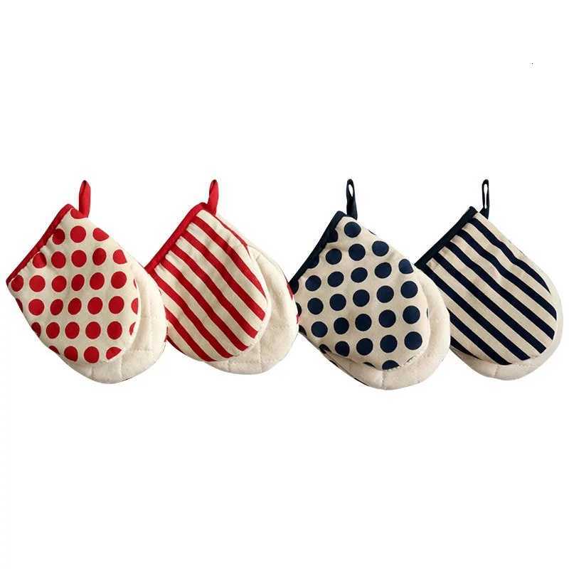 Oven Cotton Gloves Microwave Oven Baking Steaming Cpartment Heat Insation Ironing Thickening Japanese Kitchen Gloves H251212