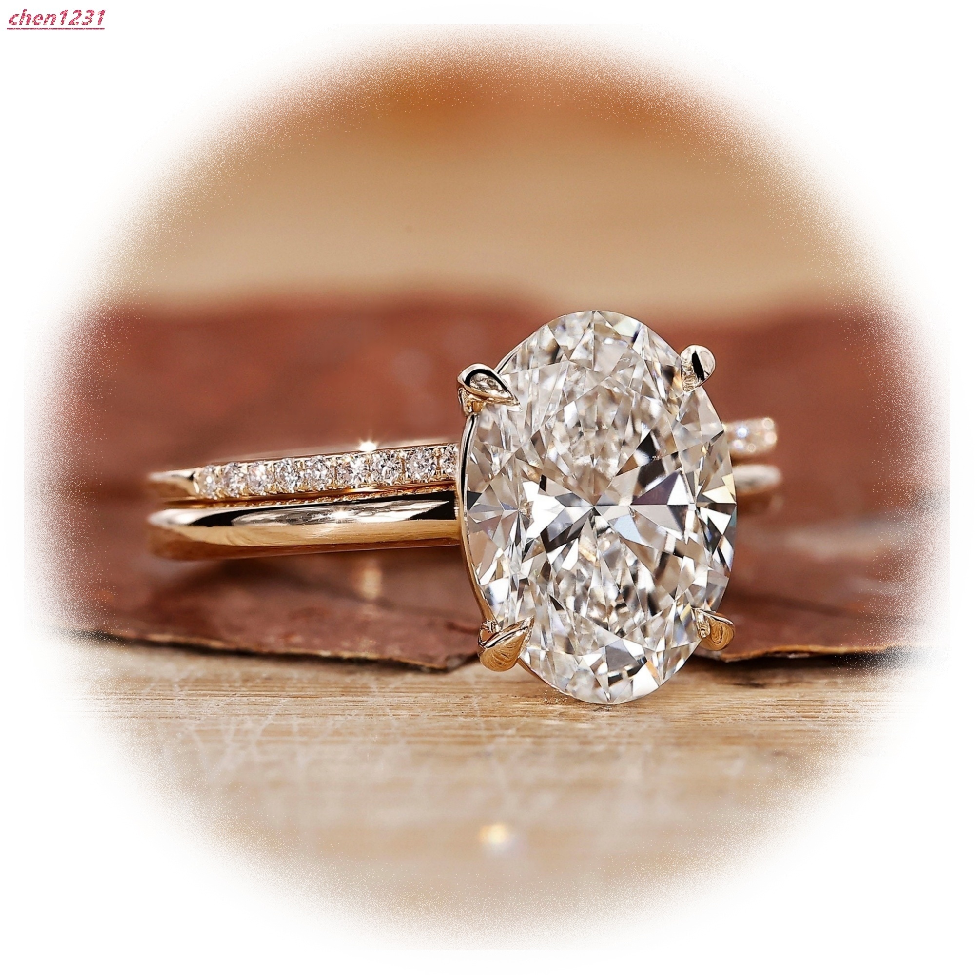 Gia Igi Certified HPHT CVD Lab Grown Created Diamond 14K 18K Solid Gold Engagement Wedding Rings for Women Men Bridal Couple Set