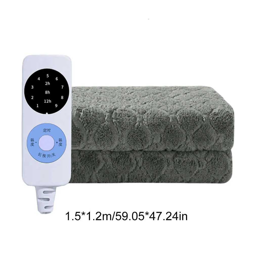 Velvet Intelligent Blanket Double Single Fleece Heated Blanket Soft Smart Electric Blanket Household Office Blanket Y251212