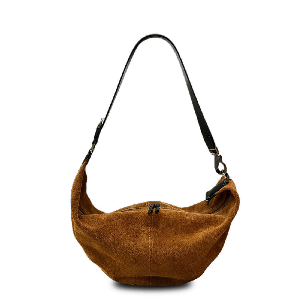 Luxury Bag Designer Bags Totes Hobo Cross Border Matte Suede Leather Arrow Tube Korean Fashion Niche Horn Commuter Versatile Single Shoulder Crossbody