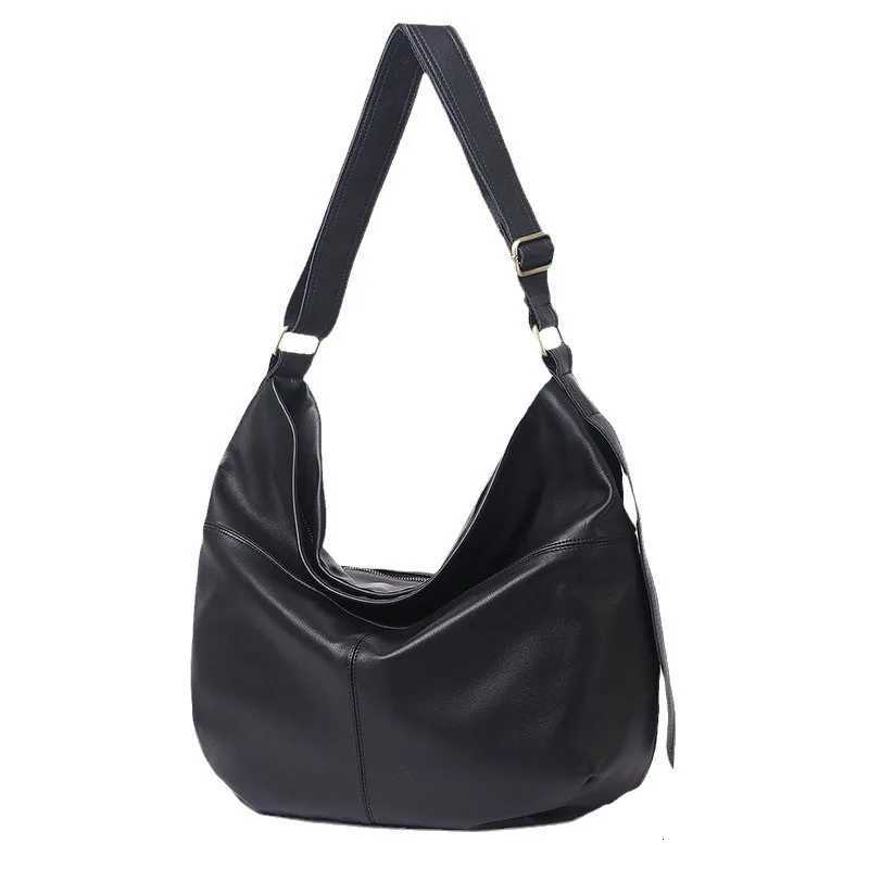 Genuine Leather Large Capacity Shoulder Bag Simple Fashion Crossbody Bag For Women Work shopping Fashion HandbagT251213