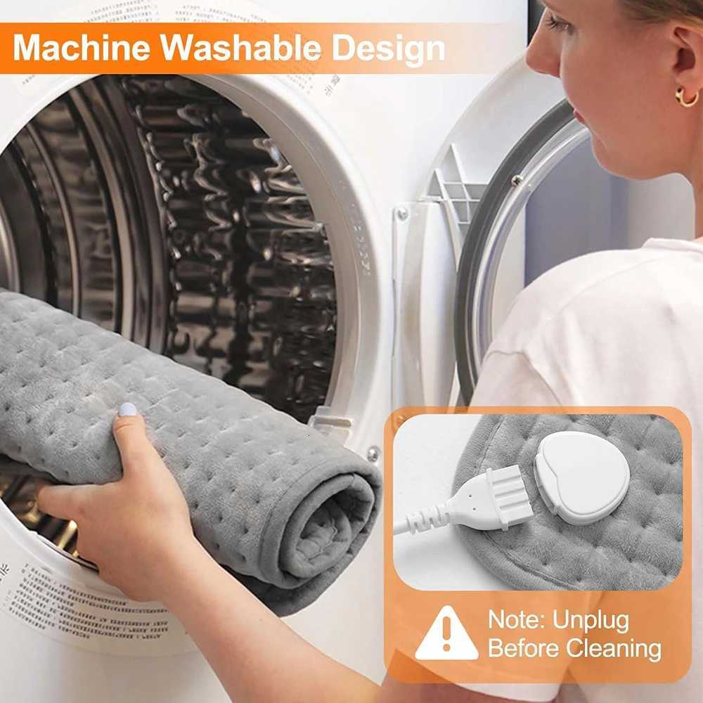 Electric Heating Pad Shoulder Back Leg Pain Relief Physiotherapy Winter Heater Timed Temperature Control Heating Blanket Mat Y251212