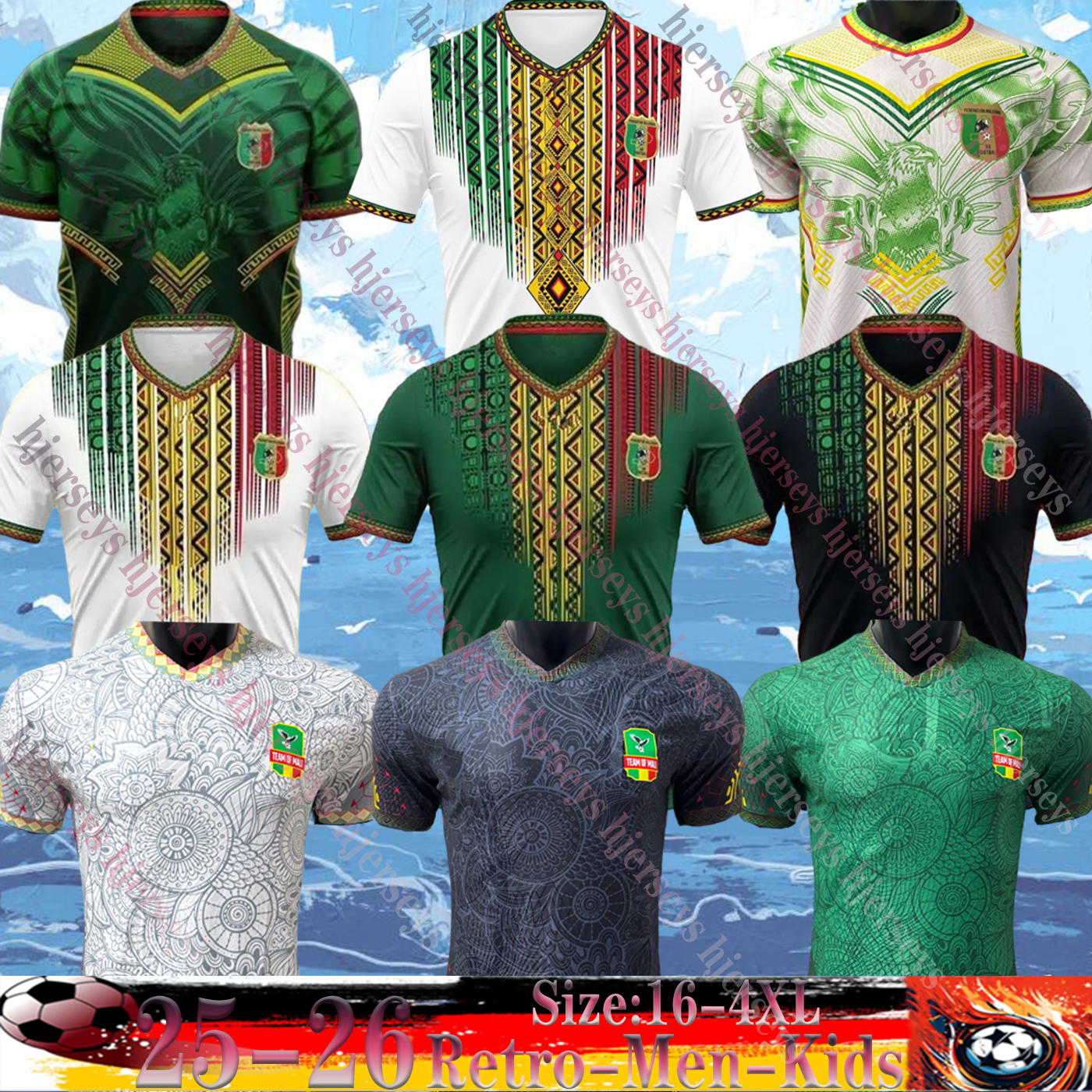 25 26 27 New Mali Soccer Jerseys BISSOUMA SOUMAILA 2026 Fan Player Home Away Third White SALAM MAMADOU ADAMA M.FOFANA DJENEPO Uniforms Mali Men kids Football T-Shirt kit