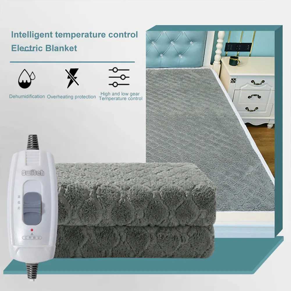 Electric Blanket Winter Fleece Heated Blanket Body Warmer Velvet Thermal Blanket Automatic Thermostat Heated Mattress For Bed Y251212