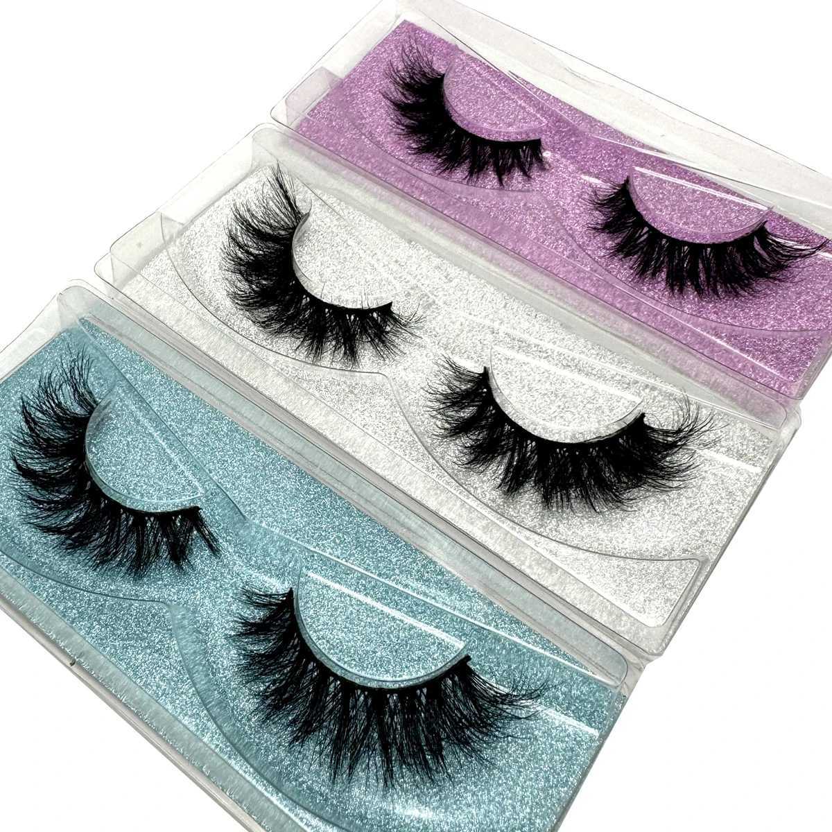 New 21Pairs Natural Fluffy volume False Eyelashes Dramatic Thick 3D Mink Lashes Extension Makeup Lashes Wholesale Clios In BulkT251212