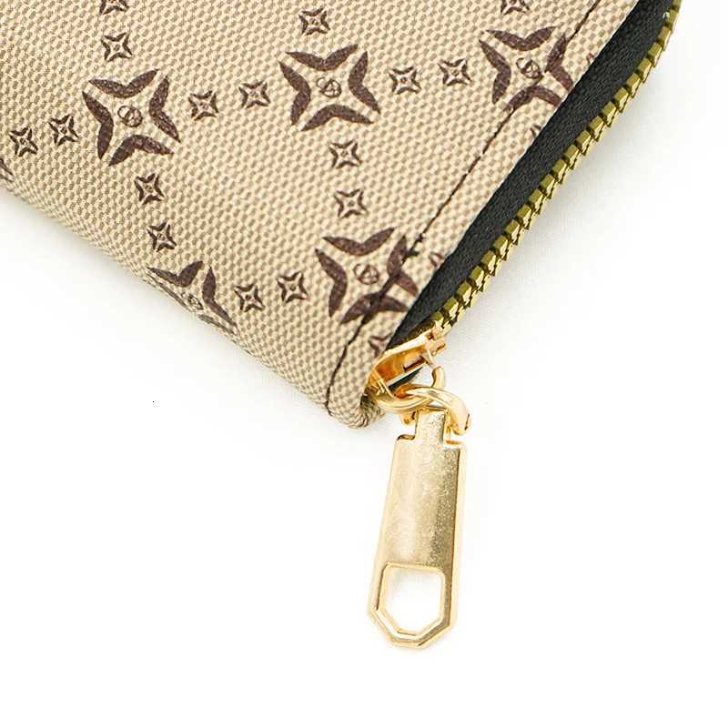 Presbyopia Organ Card Holder Checkerboard Cpact Fiable Large Capacity Coin Purse Y251213