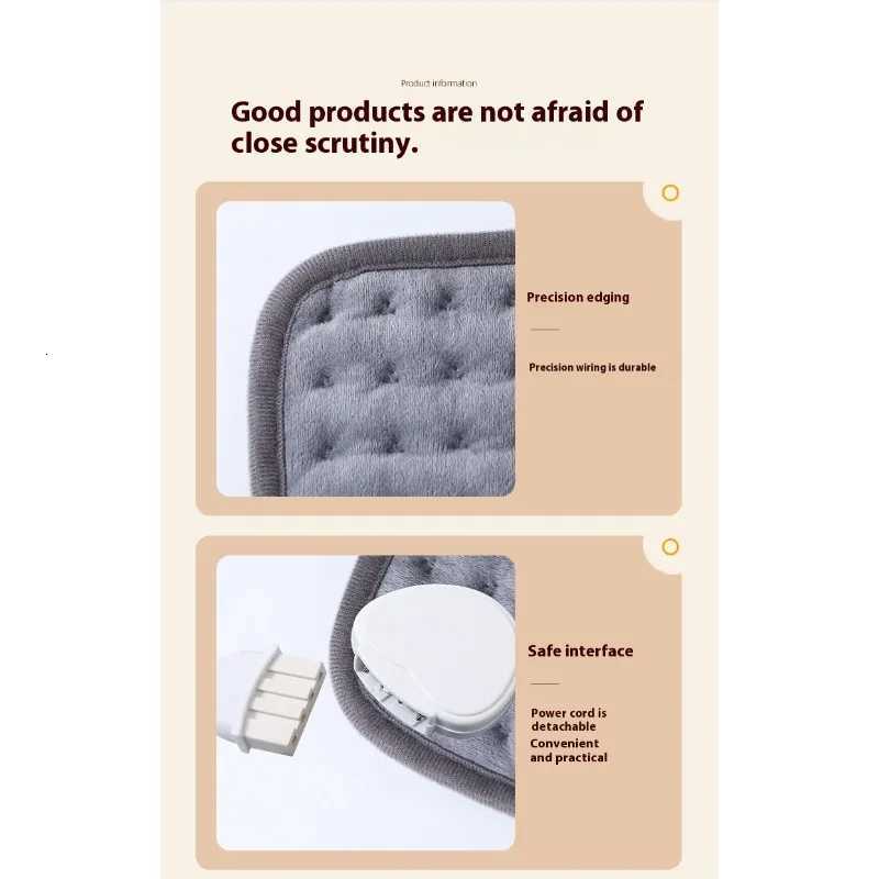 9 Level 4 Mode Timer 30X60cm Electric Heating Pad Blanket Hot Heated Pad for Abdomen Shoulder Knee Legs Winter Warm Washable Y251212