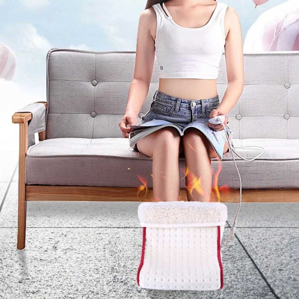 110V 220V Electric Massageer Electric Warm Heated Foot Warmer Washable Heat Warmer Thermal Foot Warmer 5 Modes Heat Setting Y251212