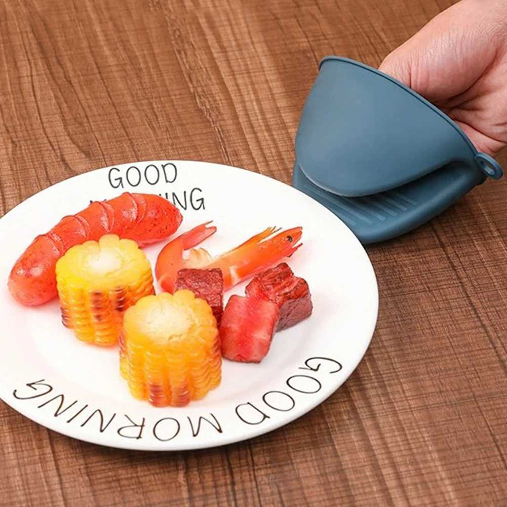 Oven Mitts Mini Oven Mitts Silicone Potholders Rubber Oven Glove Cooking Pinch Mitts Potholder for Kitchen Cooking Baking H251212