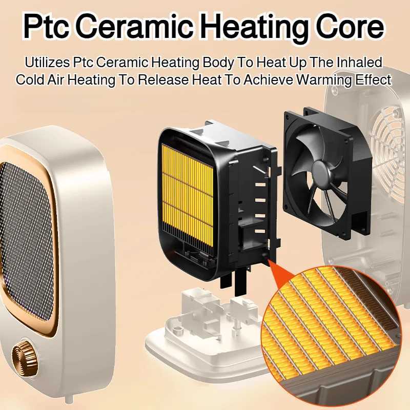 Dormitory small sun electric heater desktop heater fast heating heater heaters office bedroom Y251213