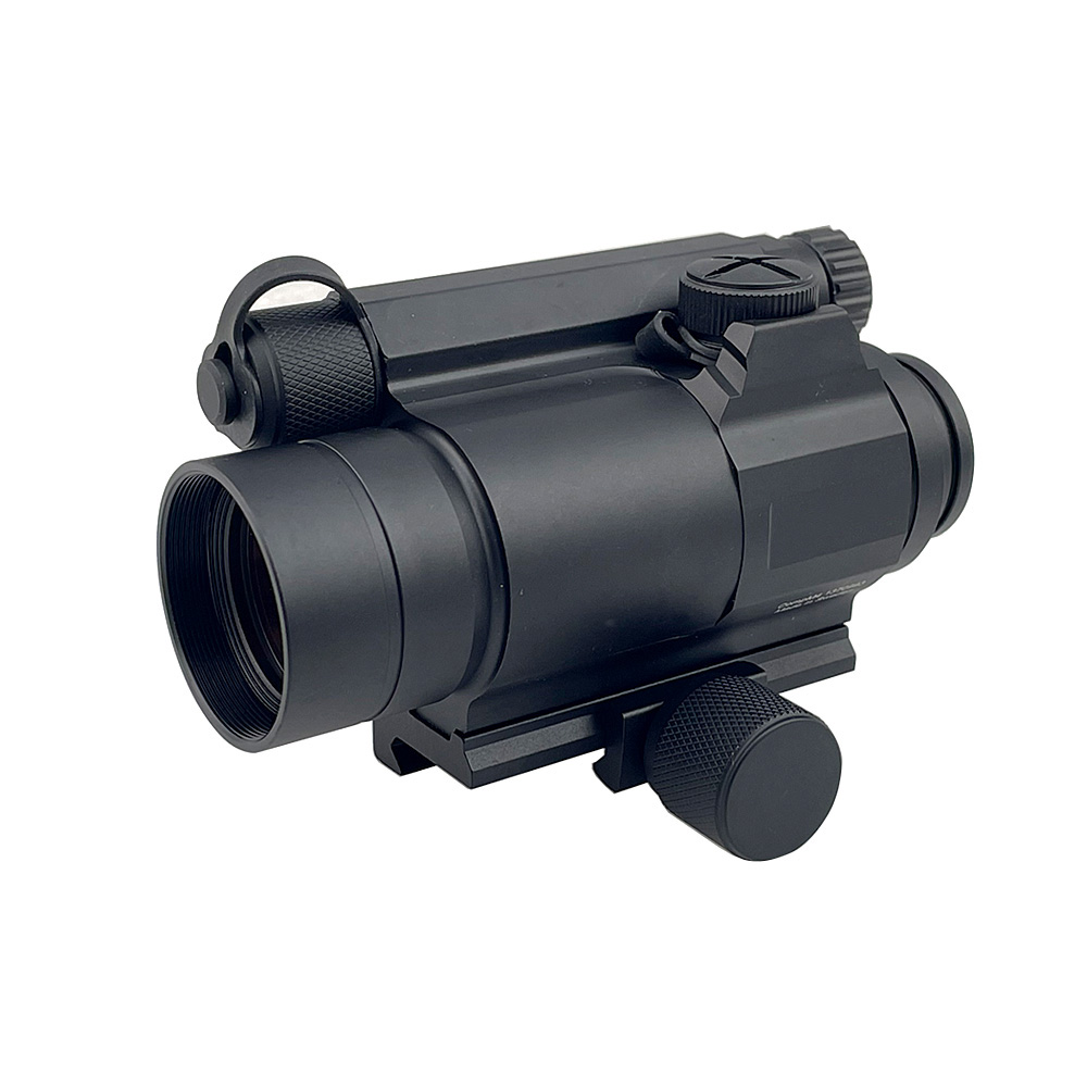 Tactical M4 Red Dot Sight 2 MOA Reticle Hunting Rifle Collimator Optics Scope With Spacer And QRP2 Mount Weaver Rail Aluminum Housing