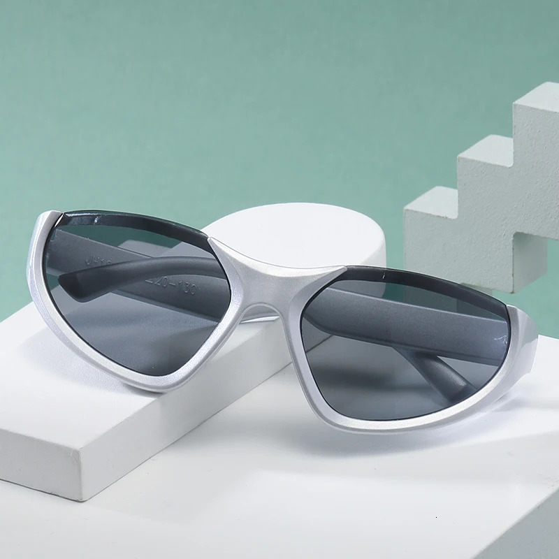 Cycling Steampunk Y2K Sunglasses Women Men Brand Design Sports Punk Sun Glasses Summer Unisex Mirror Shades UV400 251212