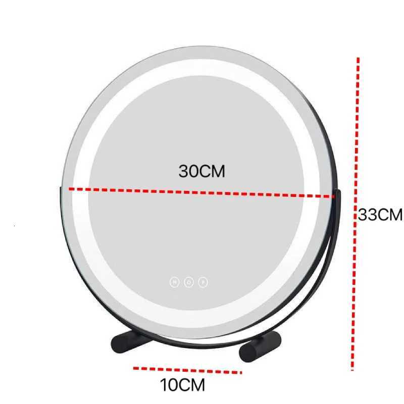 Makeup Mirror with Led Light Portable Traveling Vanity Mirroir with 15X Magnifying Cosmetics Mirror Gift for Bedroom home GirlsT251213