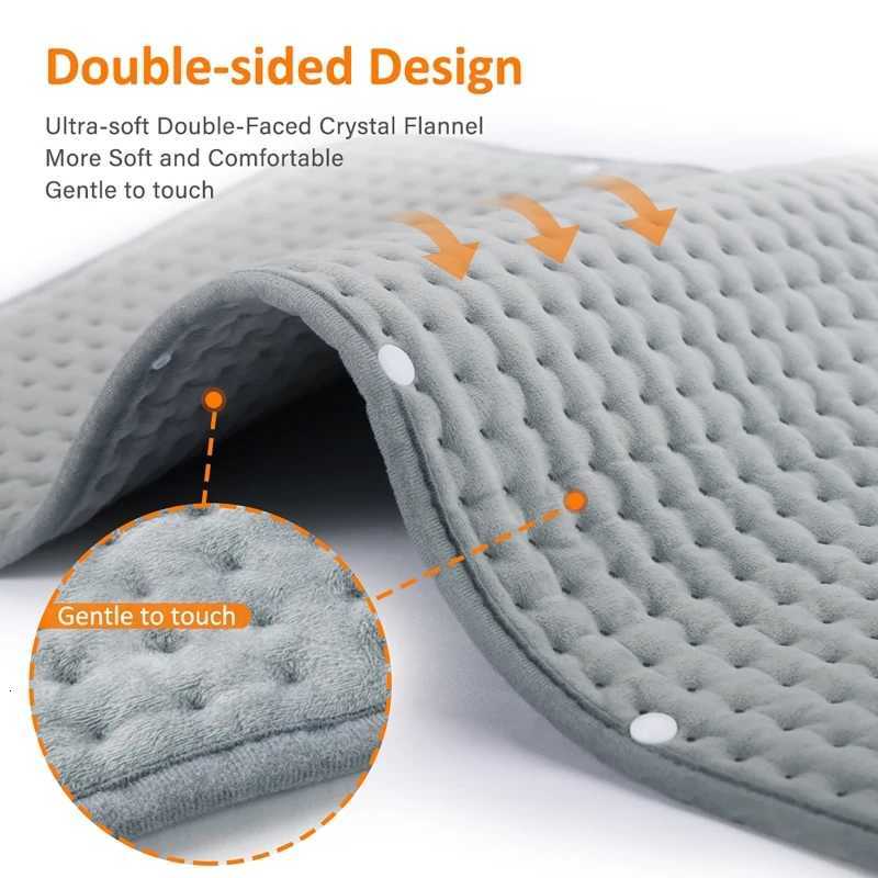 9-Speed Electric Heating Pads for Back Neck Shoulder Home Office Washable Winter Warm Blanket Timed Temperature Control Y251212