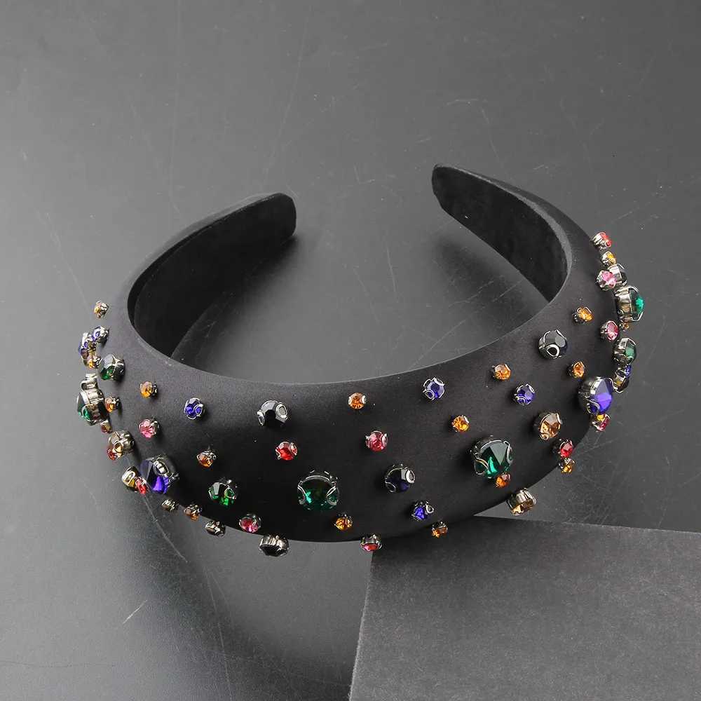 New Rhinestone band Green Crystal Haiand Baroque Luxury Hoop Bands For Wen Wedding Hair Accories 1014 Y251213