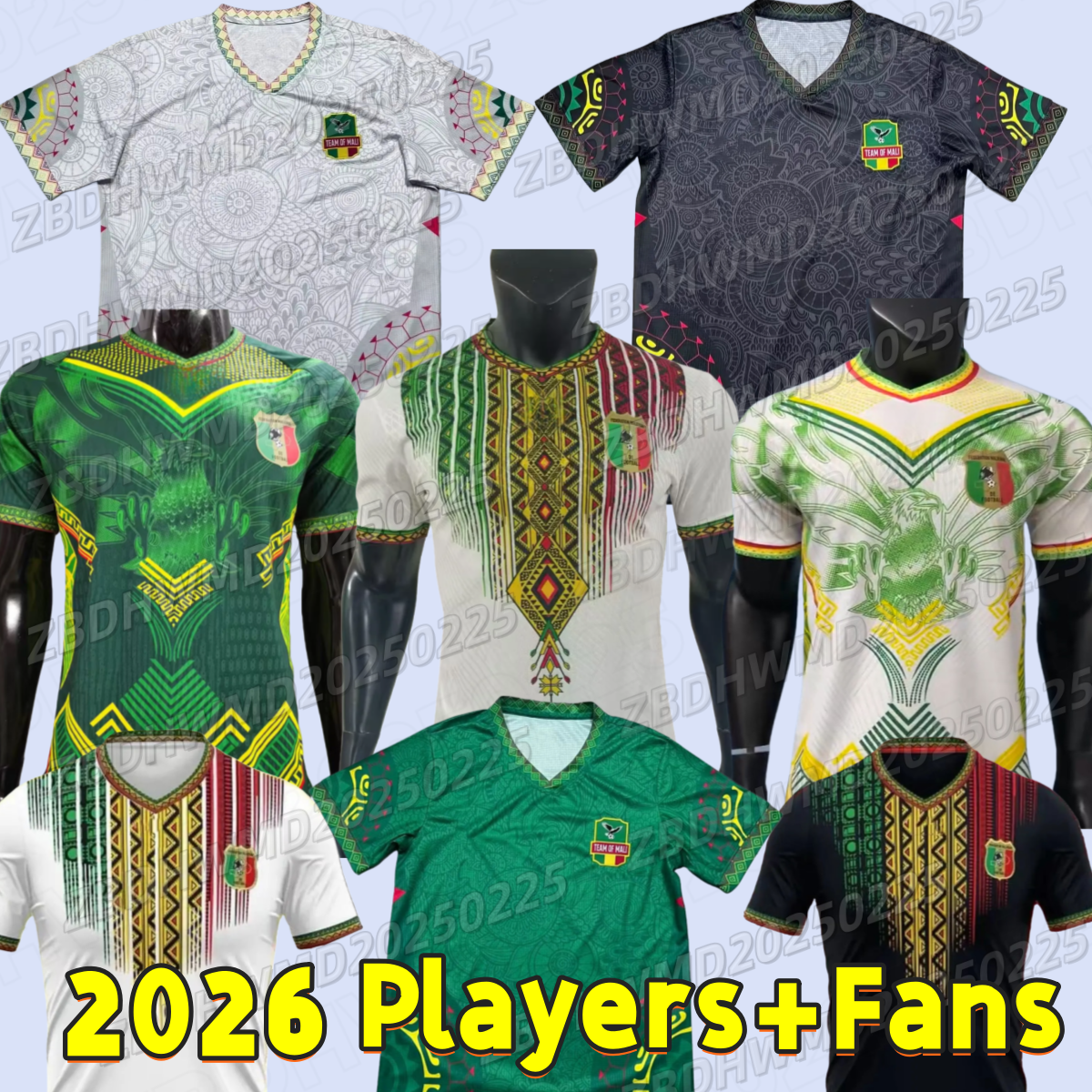 25 26 Mali Soccer Jerseys BISSOUMA fans Player version 2024 2025 2026 M. FOFANA KONE HAMARI TRAORE DJENEPO SAMASSEKOU ADAMA Home Away 3rd White Football Shirts
