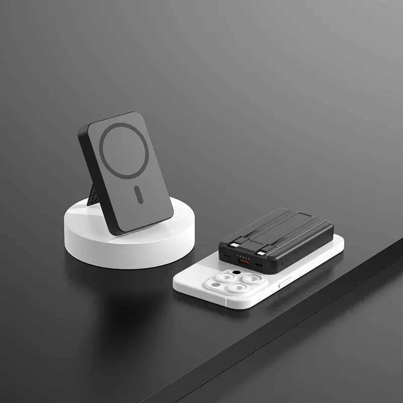 100000mAh Suction Wireless Power Bank Fast Charging Portable Thin External Battery for For iPhone 2026 New H251213