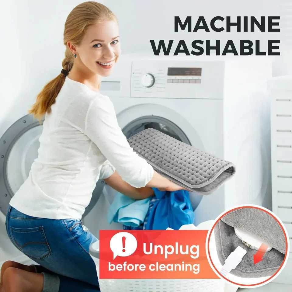 Electric Foot Heating Pad Washable Feet Warmer Household Soft Plush Thermal Blanket Foot Warming Mat for Home Office Bedroom Y251212