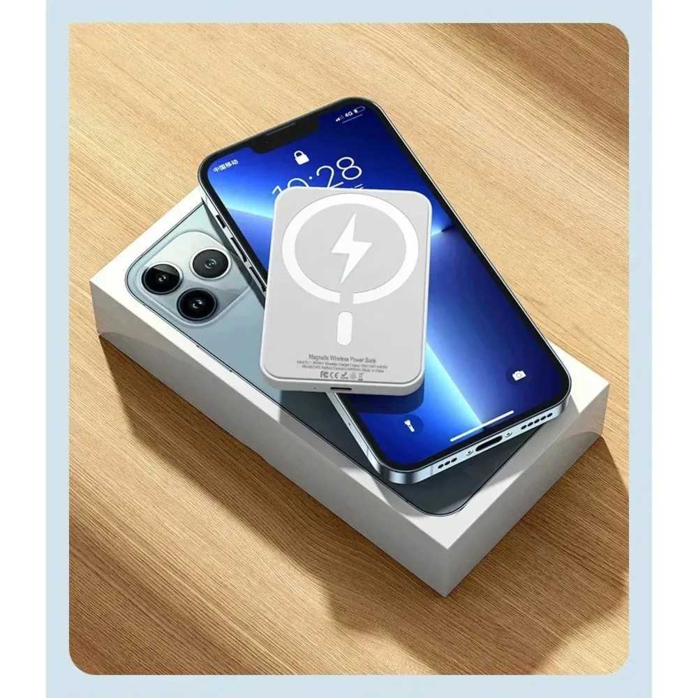 Xilecaly For Power Bank Magnetic Wireless Power Bank For iphone 17 16 15 PortableCharger External Auxiliary Battery Pack H251213