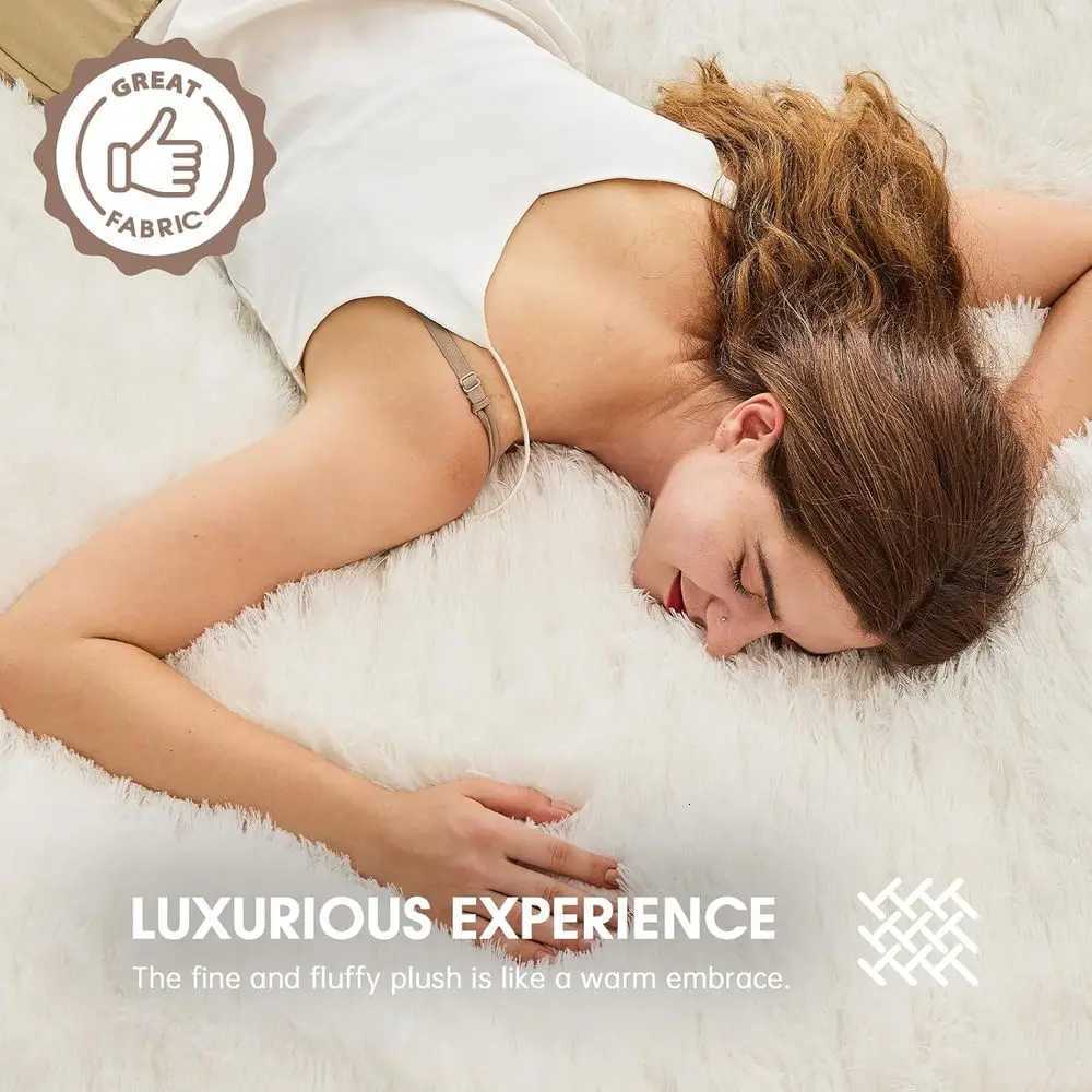 Twin Size Electric Heated Blanket - Plush Faux Fur Sherpa 10 Heat Levels 5 Timers Ideal Winter Gift 62x84 Snow Cloud Y251212