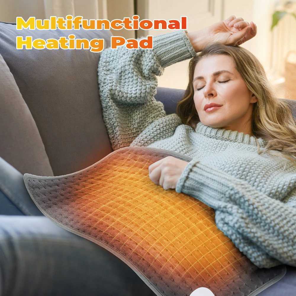 Electric Heating Pad Warm Winter Physiotherapy Blanket Shoulder Neck Back Spine Leg Pain Relief Hot Compress Pad Cushion Y251212