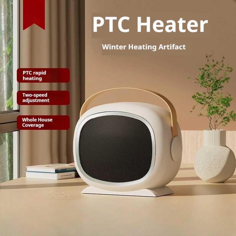 PTC Ceramic Space Heater Desktop Heater 800W High Power Fast Heating Desktop Heater with Overheat Protection for Home Office Use Y251213