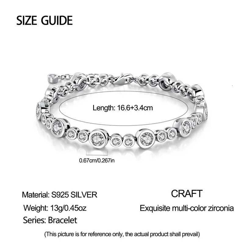Original 925 Sterling Silver Starry Sky Bubble Sparkling Zircon For Women Fine Anniversary Jewelry Gift M251213