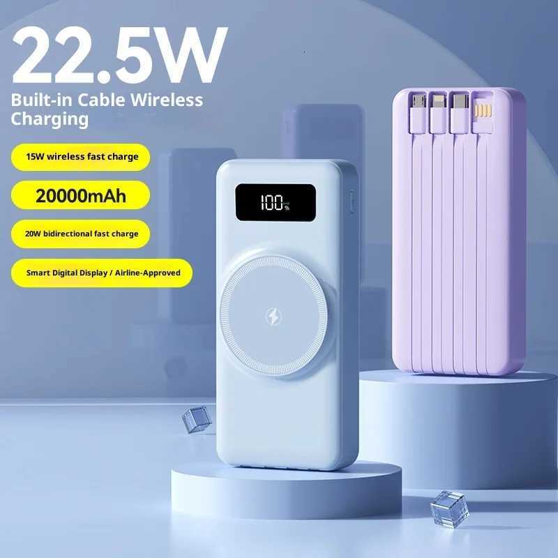 225W fast power bank 10000 mAh magnetic wireless charging mobile power ply power bank portable H251213