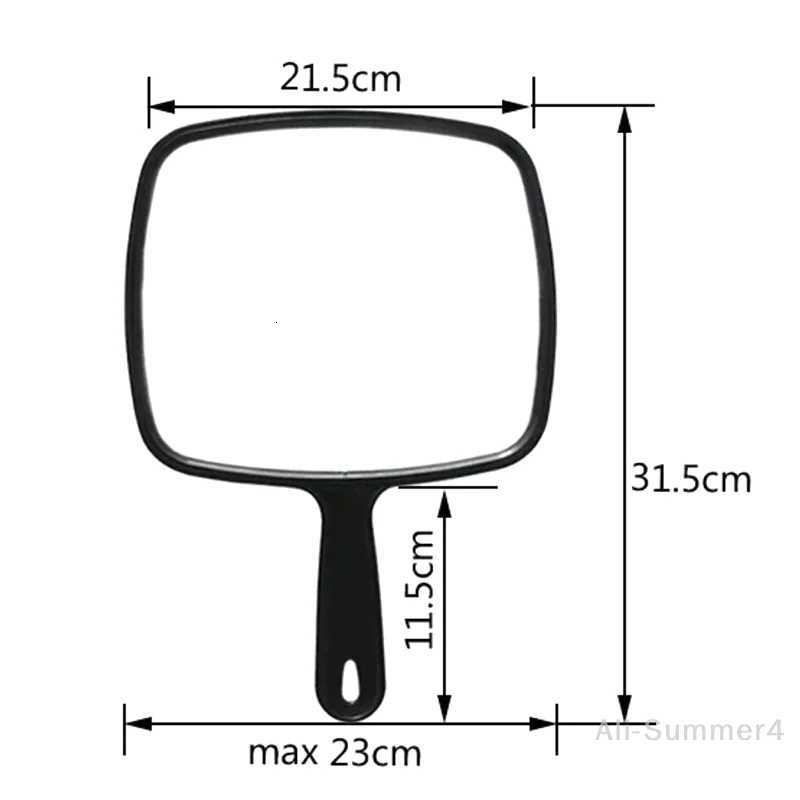 Handheld Mirror Professional Handheld Salon Barbers Hairdressers Mirror With Handle Practical Hand Mirror For HomeT251213