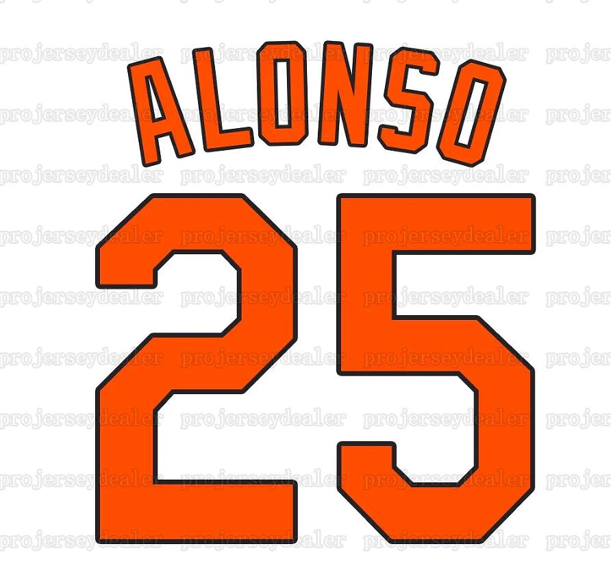 25 Pete Alonso Adley Rutschman 2026 Jersey TaylorS Ward Gary Sanchez Chris Davis Cal Ripken Jr. Custom