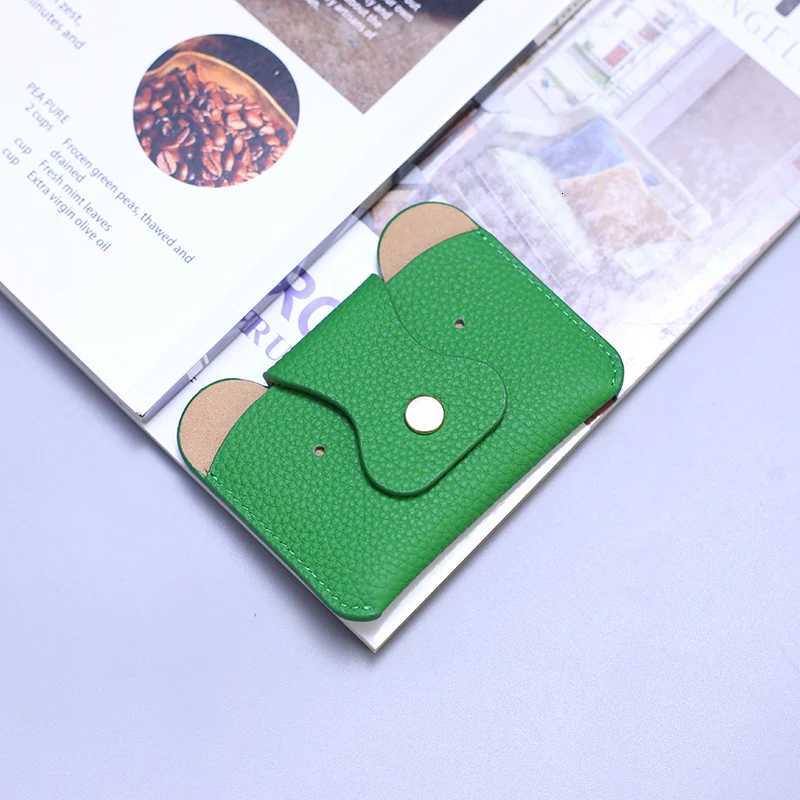Ladies Genuine Leather Card Holders trathin Design Coin Purse With Cced buckle Wen Cowhide Short Wallet Cute Small Coi Y251213