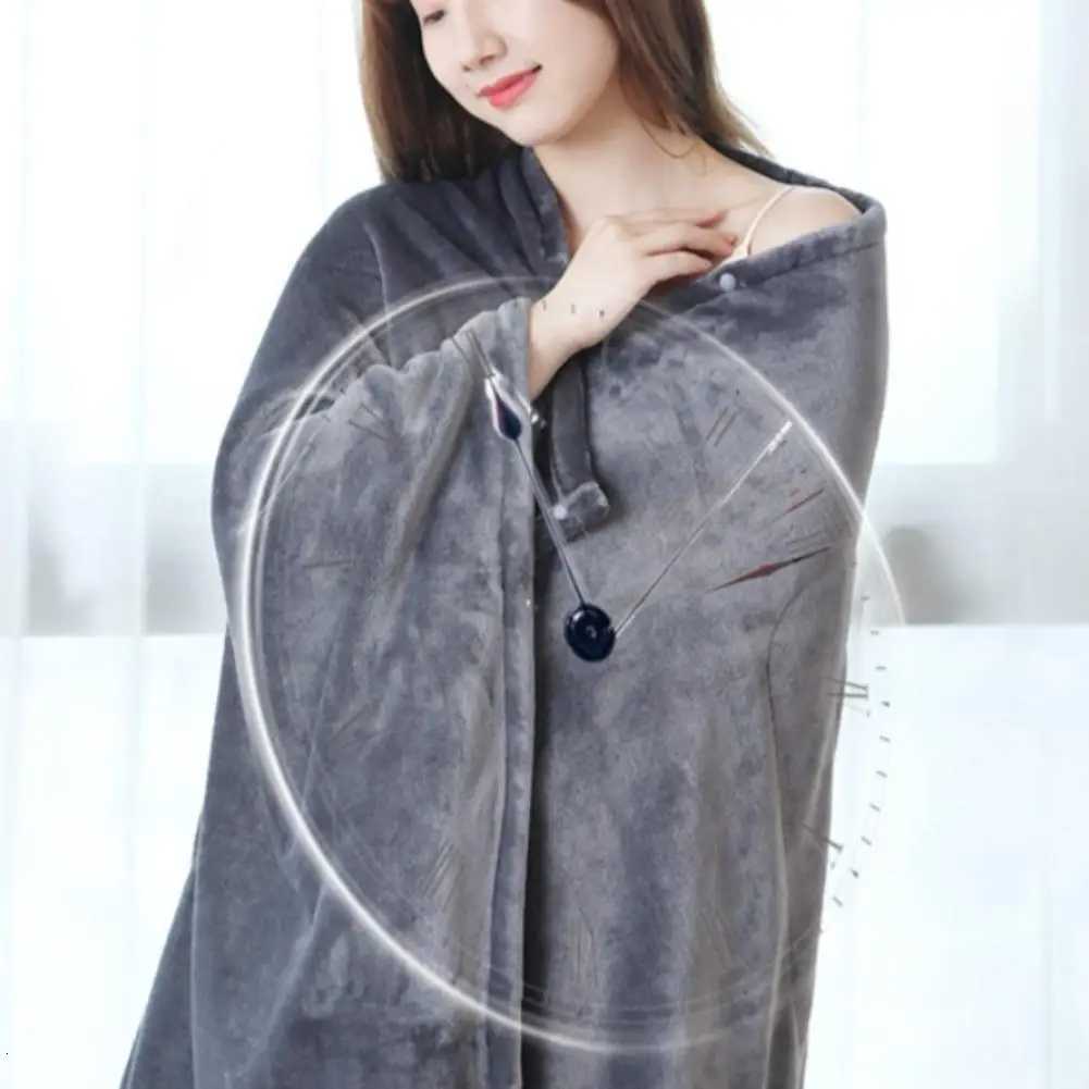 Electric Throw Blanket Machine Washable USB Heated Soft Flannel Winter Warmer Fast Heating for Traveling Hiking Home Couch Y251212