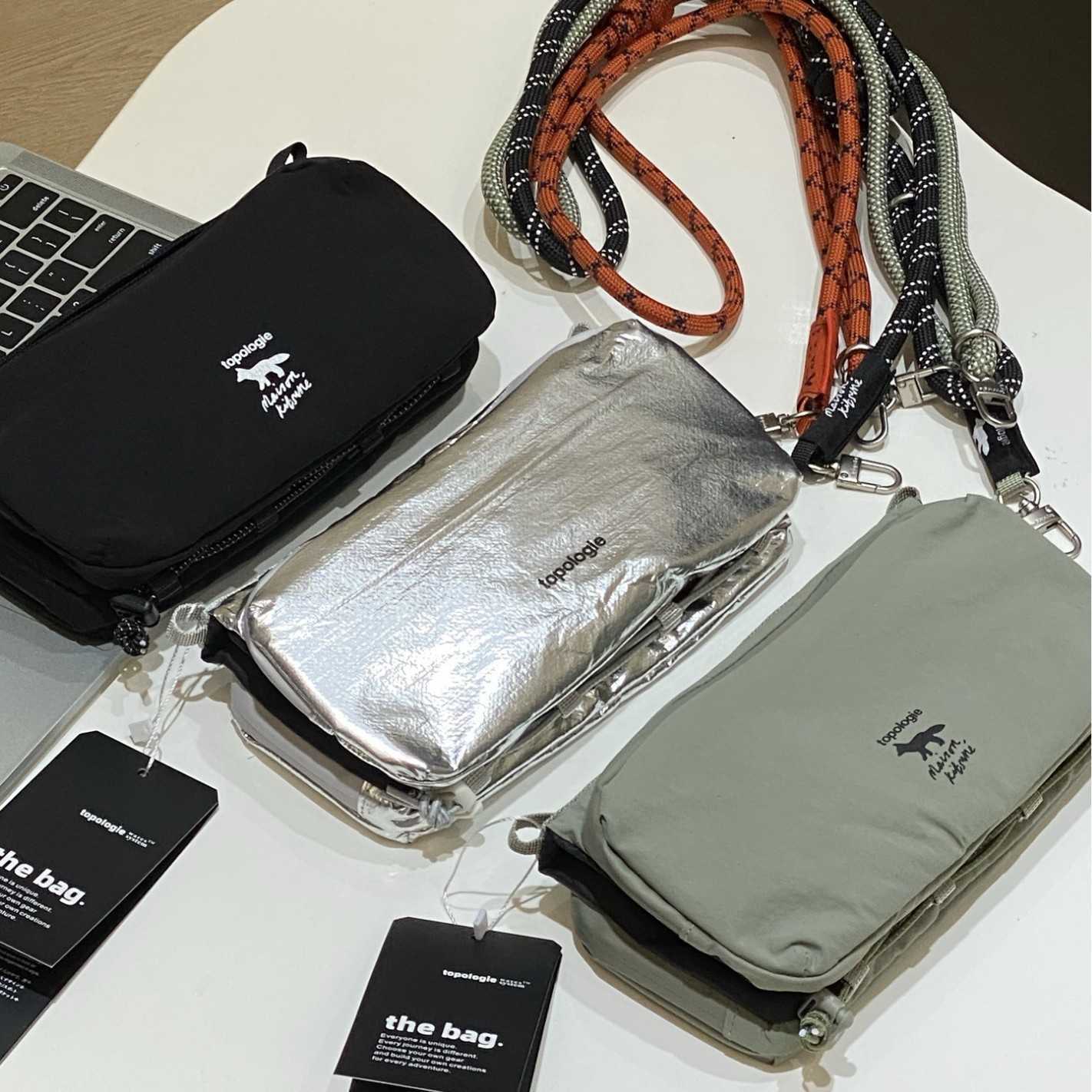 Topologie 2025 New Waterproof Sports Crossbody Water Bottle Bag Niche Versatile Shoulder Underarm Pillow Bag T251206