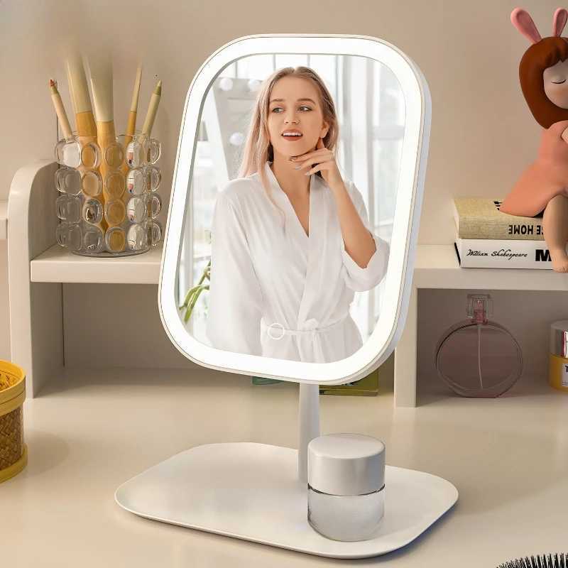 Desktop Vanity Makeup Mirror Women Bedroom Dressing Mirror Student Dormitory Desktop Portable Makeup Mirror Home MakeupT251213