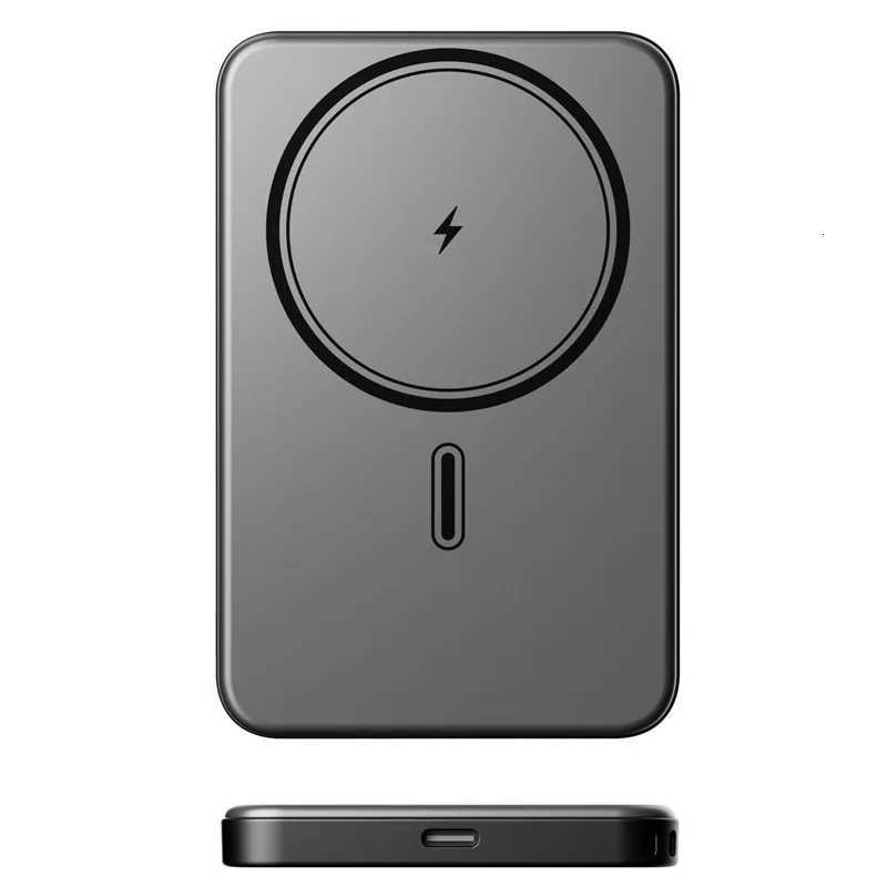 Metal Magnetic PowerBank Portable Wireless Fast Charger Slim Powerbank for Spare External Battery for iPhone H251213