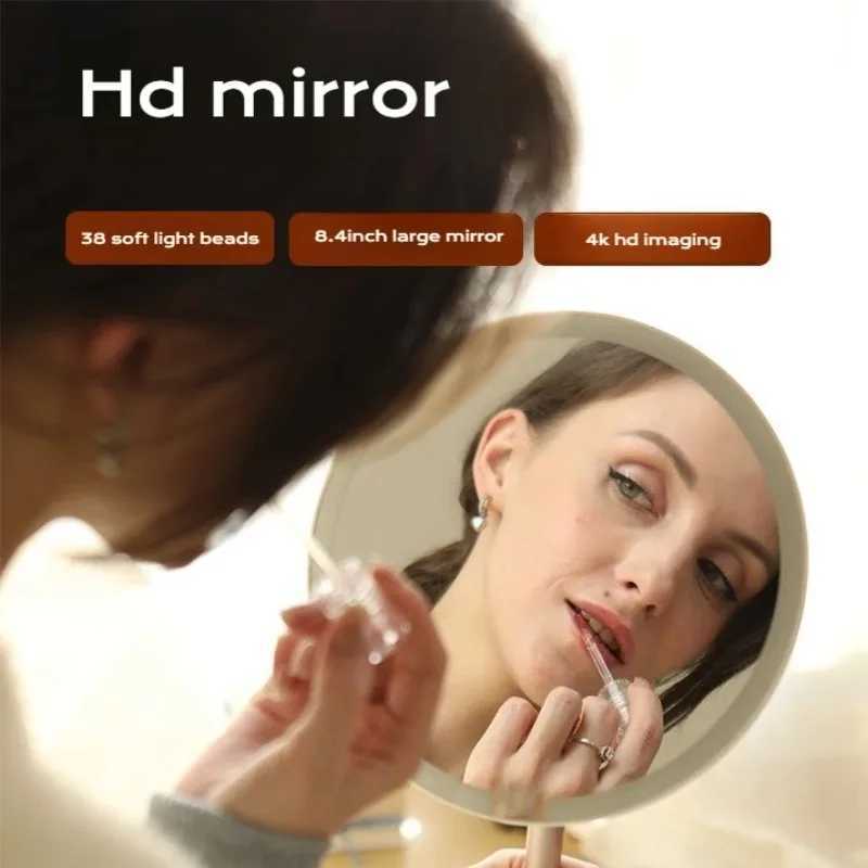 1PC Professional LED Makeup Mirror with Touch Control 3 Color Dimmable Lights Metal Frame for Vanity Table Beauty Cosmetic ToolT251213