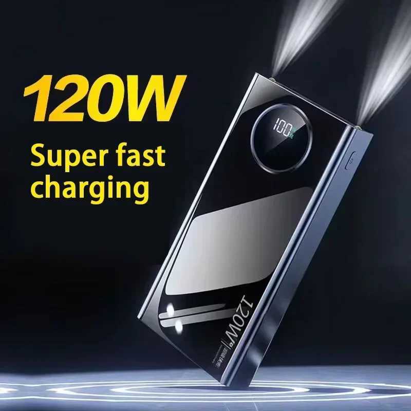 120W Power Banker Fast Charging 80000mah tralarge Capacity For Mobile Power External Battery For Iphone H251213