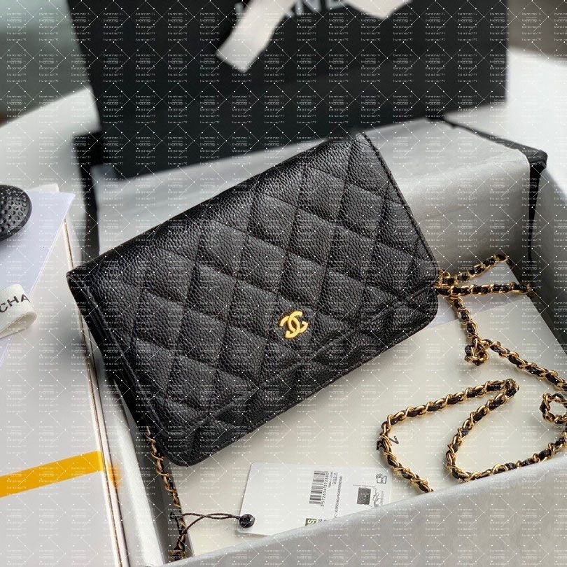 designer bag woc bag 19 shoulder bag caviar diamond grid bag handbag with box highquality chain bag multicolor diagonal cross bag