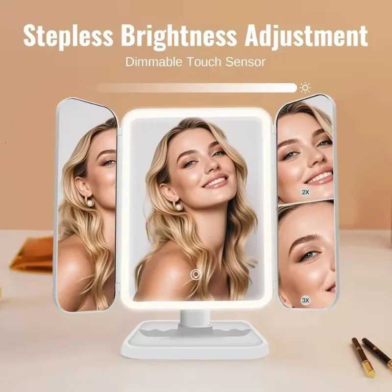 Dazzlify Smart LED with Adjustable Lighting 10X Magnification Vanity Mirror with Smart Complementary for MakeupT251213
