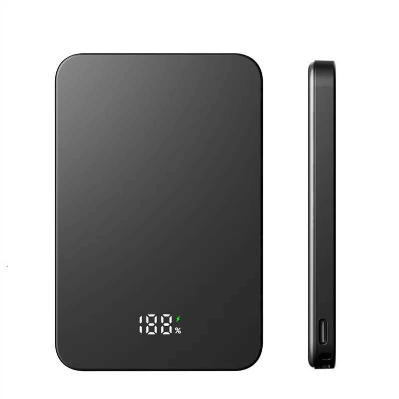 Metal Magnetic PowerBank Portable Wireless Fast Charger Slim Powerbank for Spare External Battery for iPhone H251213