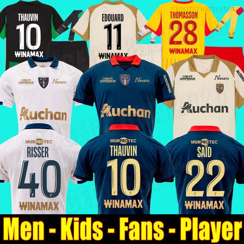 maillot RC Lens 24 25 26 soccer jerseys home away Saint-Barbe special THAUVIN SPIERINGS GANAGO SOTOCA WAHI 9 Football Shirt 2025 2026 kids SAINTE BARBE