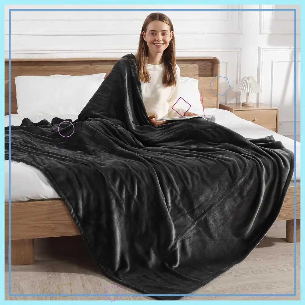 Full Size Electric Heated Blanket with 5 Heat Levels Auto Shut-Off Machine Washable for Adults and Gifts Y251212