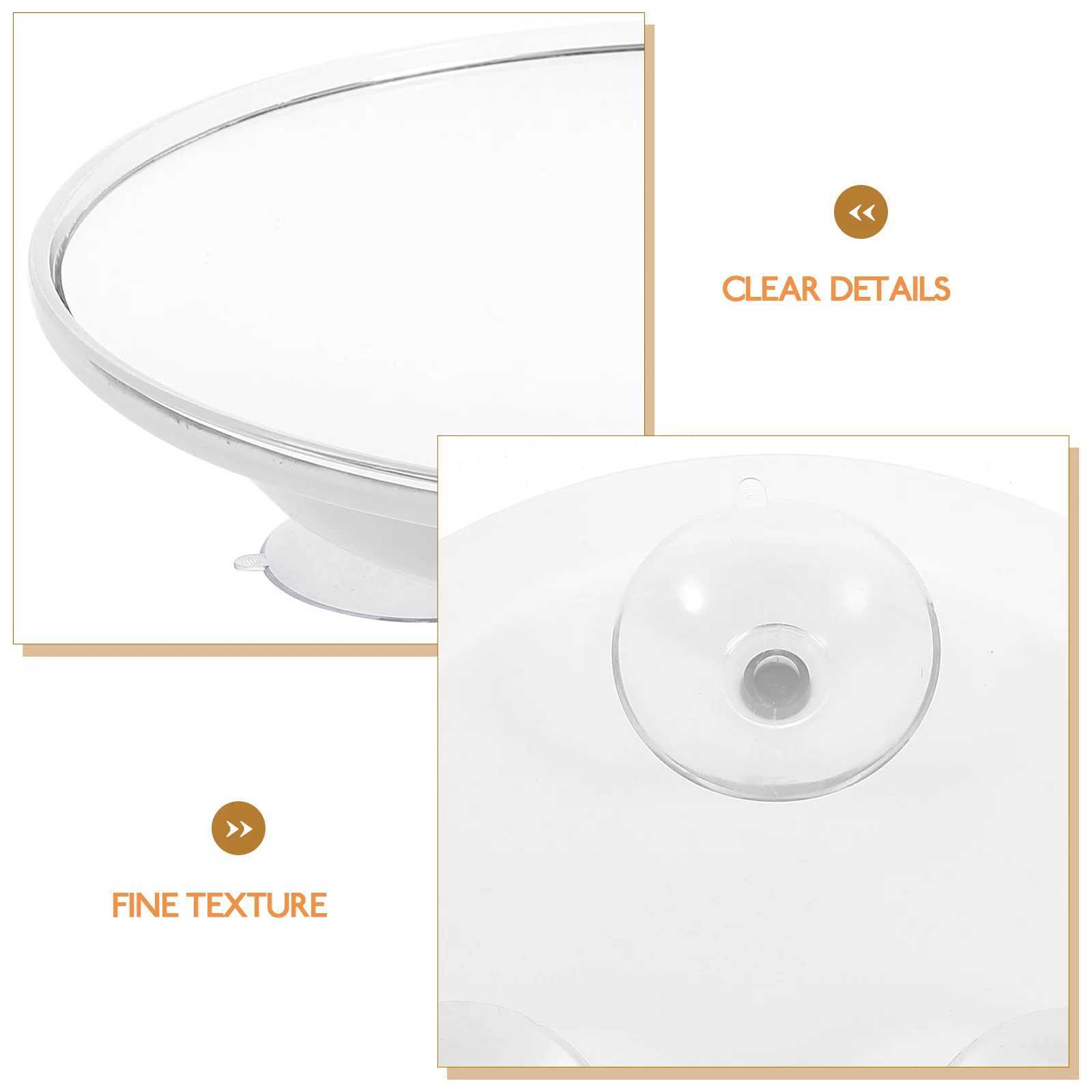 Bathroom Mirror Home 7X Magnifying Portable Makeup Decor Cosmetics with Suction Cup LightT251213