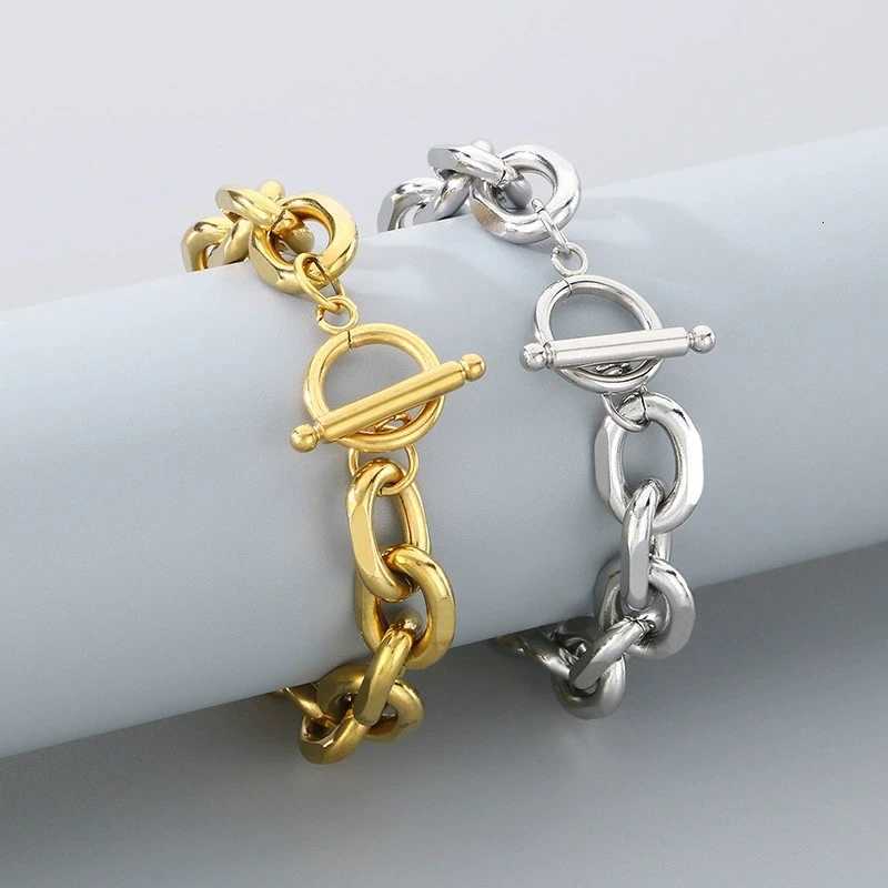 Mens Stainless Steel Link Chain OT Clasp Chain for Men M251213