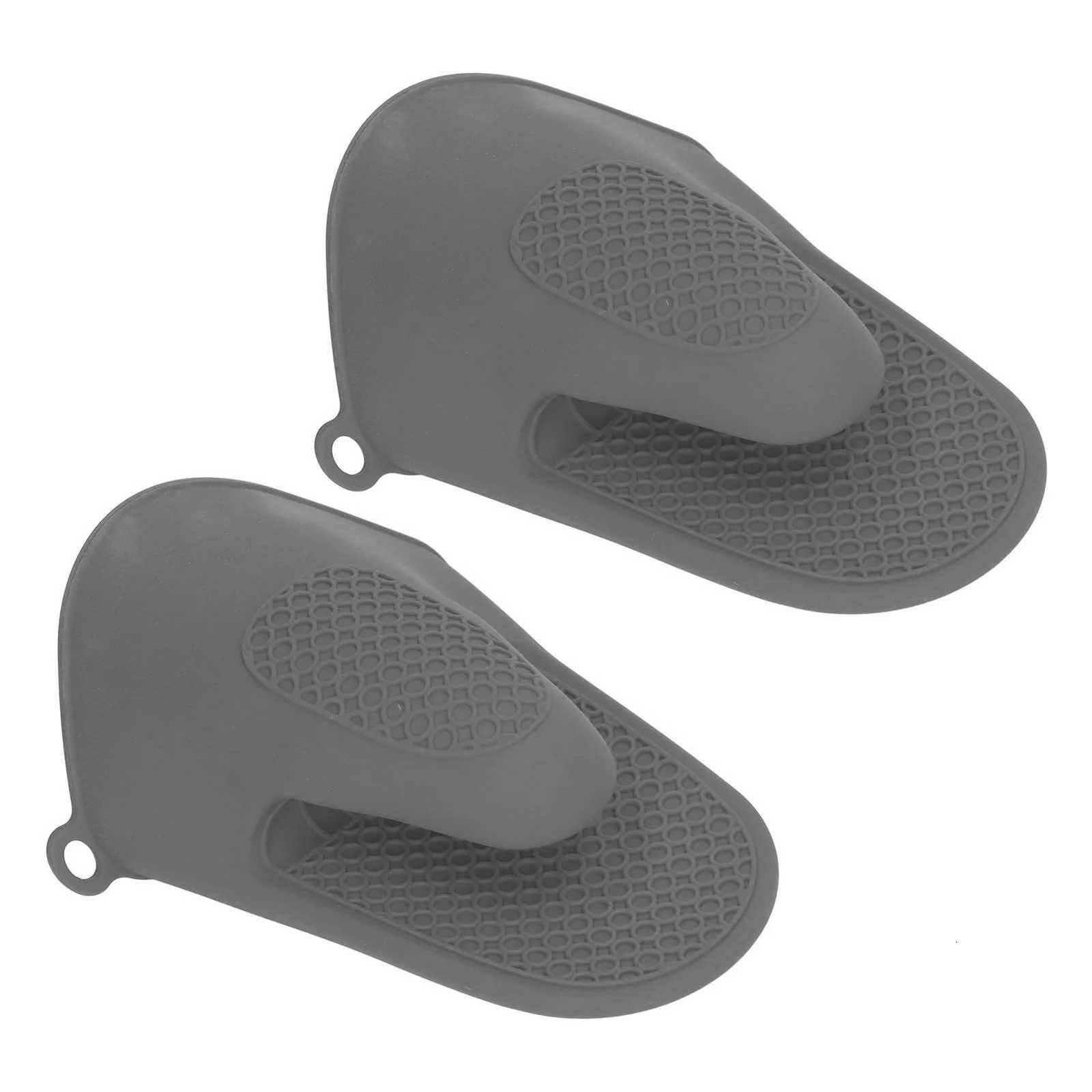 2pcs Oven Mitts Heat Resistance Anti Scalding Thicke Silicone Cooking Pinch Mitts for He Kitchen H251212