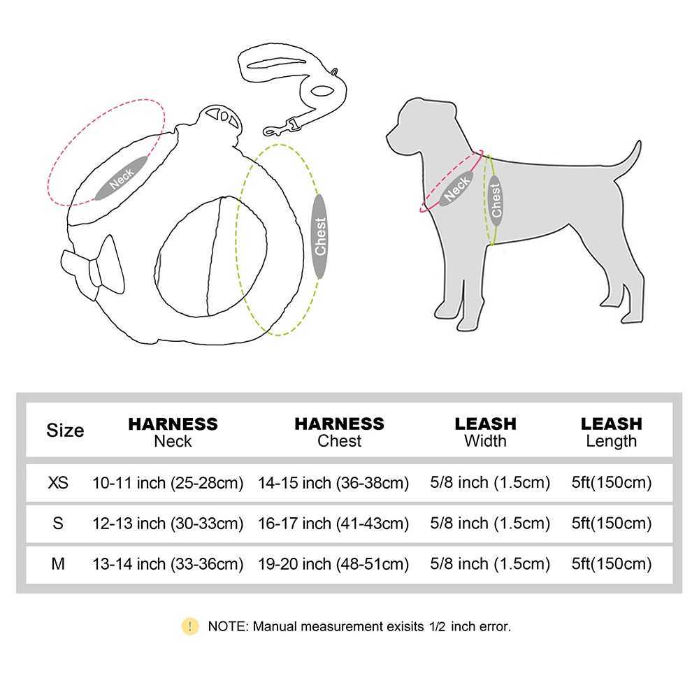 Winter Dog Harness Leash Set Warm Fur Dog Vest And Pet Walking Lead Rope Cute Bowknot Harnesses Soft For Small Medium Dogs Puppy M251213