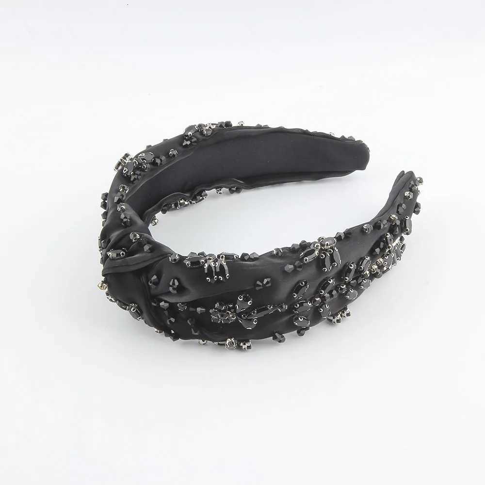 New Luxury Bohen Hair Accories band Crystal Bow Baroque Haiand Center Heaear For Wen Wedding 197 Y251213