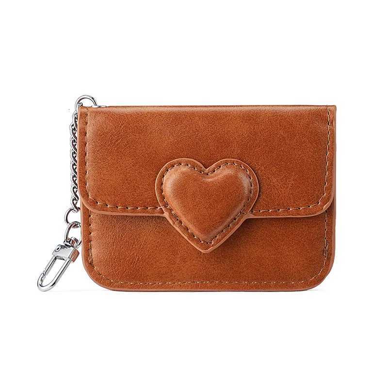 Peather Card Holder Purse Wen Cute Shaped Small Wallet Mti-card Anti-magnetic Card Holder Travel C Coin Bag Y251213