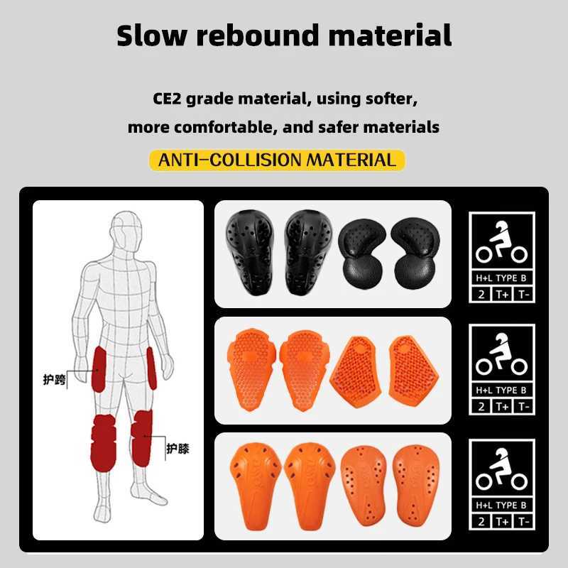 New Double Zipper Metal Style Motocross Moto Trousers Men For Woman Outdoor Riding Jeans With Protective Gear Motorcycle Pants H260411