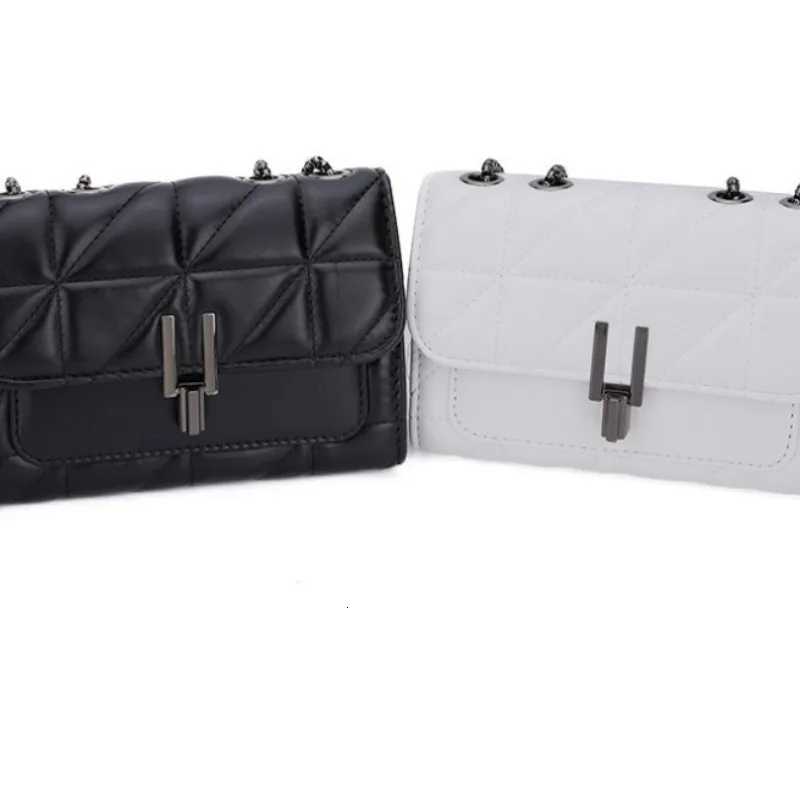 Lingge bag chain bag single shoulder bag diagonal cross style crossbody bag for womenT251213